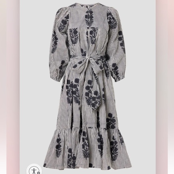 SZ Blockprints Aaron navy dress sz S - Picture 1 of 10